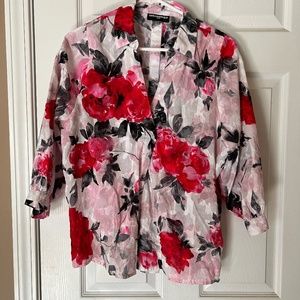 Karl Lagerfeld Floral top, size medium